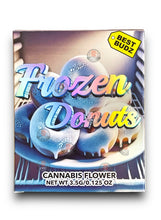 Load image into Gallery viewer, Best Budz Frozen Donuts Mylar Bags with Boxes 3.5g Box Packaging Holographic
