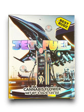 Load image into Gallery viewer, Best Budz Jet Fuel Mylar Bags with Boxes 3.5g Box Packaging Holographic
