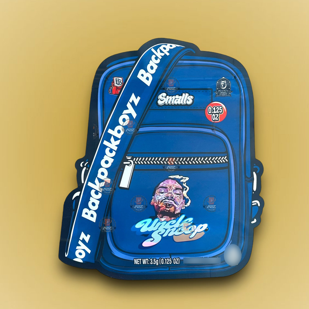 Backpack Boyz Uncle Snoop 3.5 G Myar Bag- Die Cut- Backpack Shape