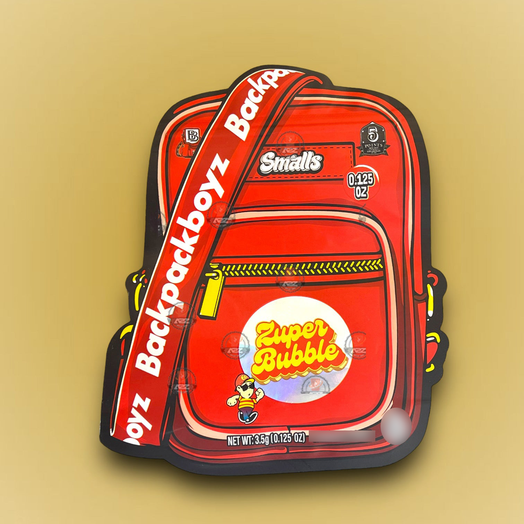 Backpack Boyz Zuper Bubble 3.5 G Myar Bag- Die Cut- Backpack Shape