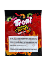 Load image into Gallery viewer, Trolli Sour Bride Crawlers Fruit &amp; Fire 3.5g Mylar Bag
