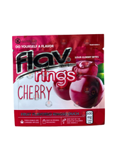Load image into Gallery viewer, Flav Rings Cherry 3.5g Mylar Bag Holographic
