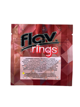 Load image into Gallery viewer, Flav Rings Peach 3.5g Mylar Bag Holographic
