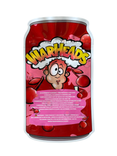 Load image into Gallery viewer, Warheads Super Cherry Poppers 3.5g Mylar Bag
