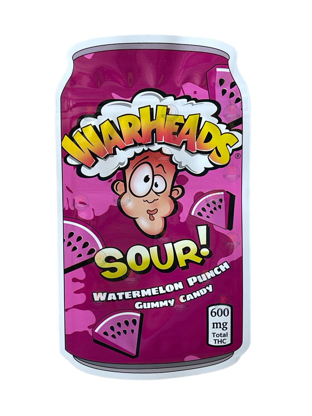 Warheads Sours Watermelon Punch 3.5g Mylar Bag