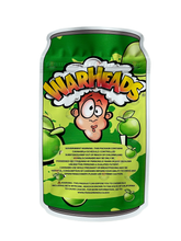 Load image into Gallery viewer, Warheads Sours Apple Rings 3.5g Mylar Bag
