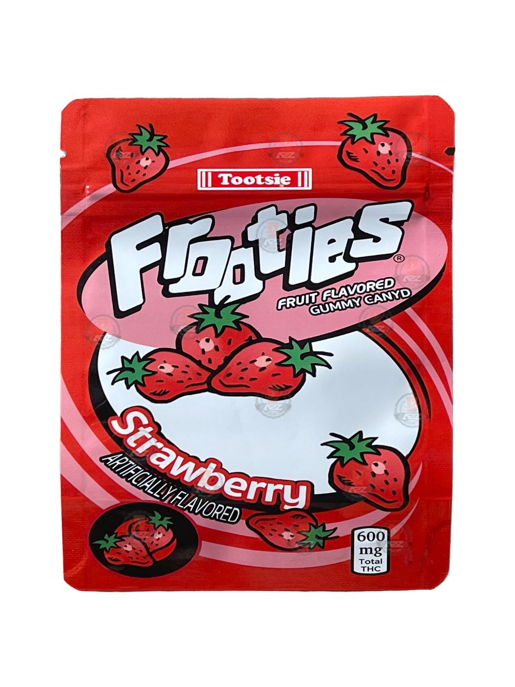 Frooties Strawberry 3.5g Mylar Bag