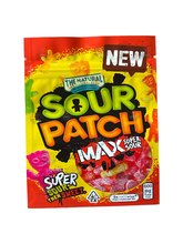 Load image into Gallery viewer, Sour Patch Max Super Sour 3.5g Mylar Bag

