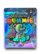 Load image into Gallery viewer, Blue Beary Gummie Mylar Bags 3.5g Holographic Hard Ball Exotics
