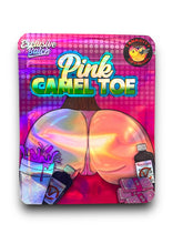 Load image into Gallery viewer, Pink Camel Toe Mylar Bags 3.5g Holographic
