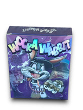 Load image into Gallery viewer, Wocka Wabbit Mylar Bags with Boxes 3.5g Box Packaging Holographic
