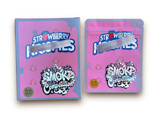 Load image into Gallery viewer, Strawberry Mylar Bags with Boxes 3.5g Box Packaging Holographic
