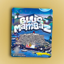 Load image into Gallery viewer, Blue Mambaz 3.5G Mylar Bags - Packaging Only
