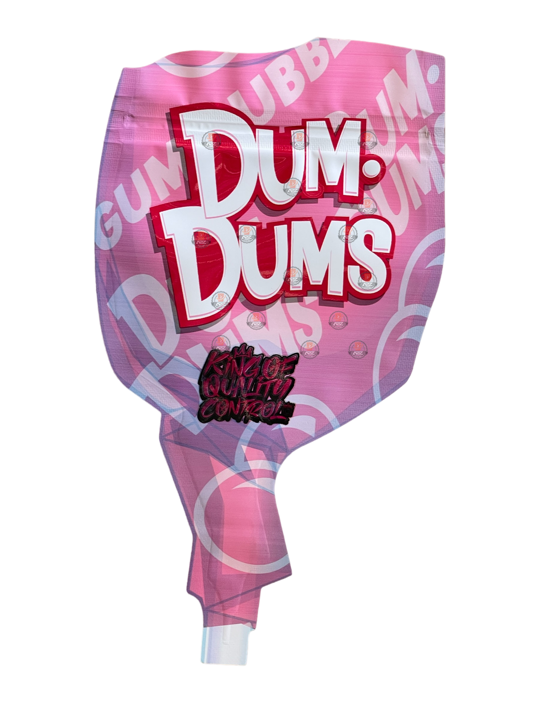 Bubblegum Dum Dums 3.5g Mylar Bag Cut Out Dank Mob