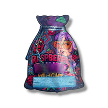 Load image into Gallery viewer, Raspberry Runts Delight 1 OZ  28G empty Mylar bag 1 ounce (50 Count)
