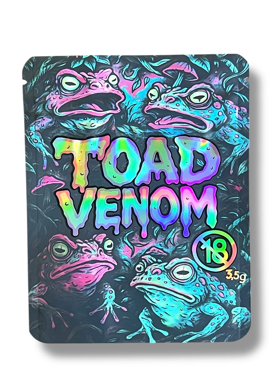 Toad Venom 3.5g Mylar Bag- Packaging Only – Black Unicorn Hub
