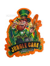 Load image into Gallery viewer, Jungle Cake Cut Out Mylar Bags 3.5g Die cut

