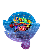 Load image into Gallery viewer, Lemon Cherry Burzt cut out Mylar Bags 3.5g Empty Packaging

