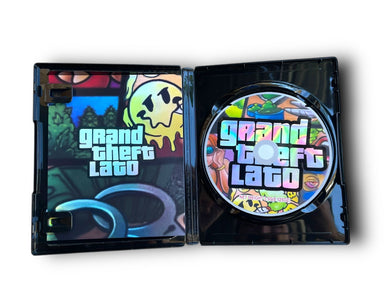 Play Station 2 Grand Theft Lato CD Cases with Mylar bags 3.5g