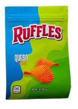 Load image into Gallery viewer, Ruffles Queso Cheese 600mg Mylar Chips bags (Bags Only)
