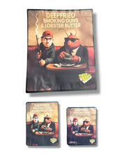 Load image into Gallery viewer, Deep Fried Smoking Guns &amp; Lobster Butter Combo Sticker Mylar Bags | 16oz, 1oz &amp; 3.5g - Black Unicorn Hub
