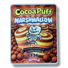 Load image into Gallery viewer, Sprinklez Cocoa Puff Marshmallow 3.5G Mylar sticker Bags -With stickers and label
