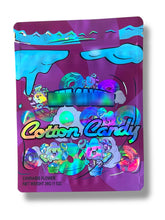 Load image into Gallery viewer, Cotton Candy 1 OZ  28G  empty Mylar bag 1 ounce (50 Count)

