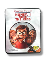 Load image into Gallery viewer, Deep fried Honey, I Fried The Kids 3.5G Sticker Mylar Bags

