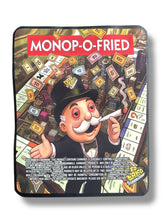 Load image into Gallery viewer, Deep fried Monop-O-Fried 3.5G Sticker Mylar Bags
