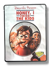 Load image into Gallery viewer, Deep Fried Honey I Fried The Kids Combo Sticker Mylar Bags | 16oz, 1oz &amp; 3.5g - Black Unicorn Hub
