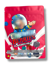 Load image into Gallery viewer, Berries Flavored Milk 1 OZ  28G empty Mylar bag 1 ounce (50 Count) Gear Shifters
