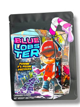 Load image into Gallery viewer, Blue Lobster 1 OZ  28G empty Mylar bag 1-ounce (50 Count) Portland
