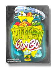 Load image into Gallery viewer, Rotten Gumbo 1 OZ  28G empty Mylar bag 1-ounce (50 Count)
