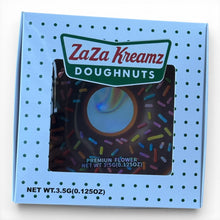Load image into Gallery viewer, ZAZA Kreamz Doughnuts Sprinklez Mylar Bags with Boxes 3.5g Box Packaging
