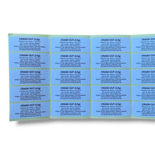 Load image into Gallery viewer, Crash Out Torchiez 3.5G Mylar sticker Bags -With stickers and label
