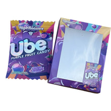 Load image into Gallery viewer, UBE Purple Fruit Candy 3.5g Mylar Bags &amp; Boxes with Window
