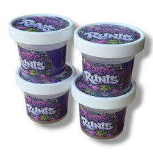Load image into Gallery viewer, Purple Runts Ice Cream Style 3.5G Plastic Jars with Display Boxes – Packaging Only
