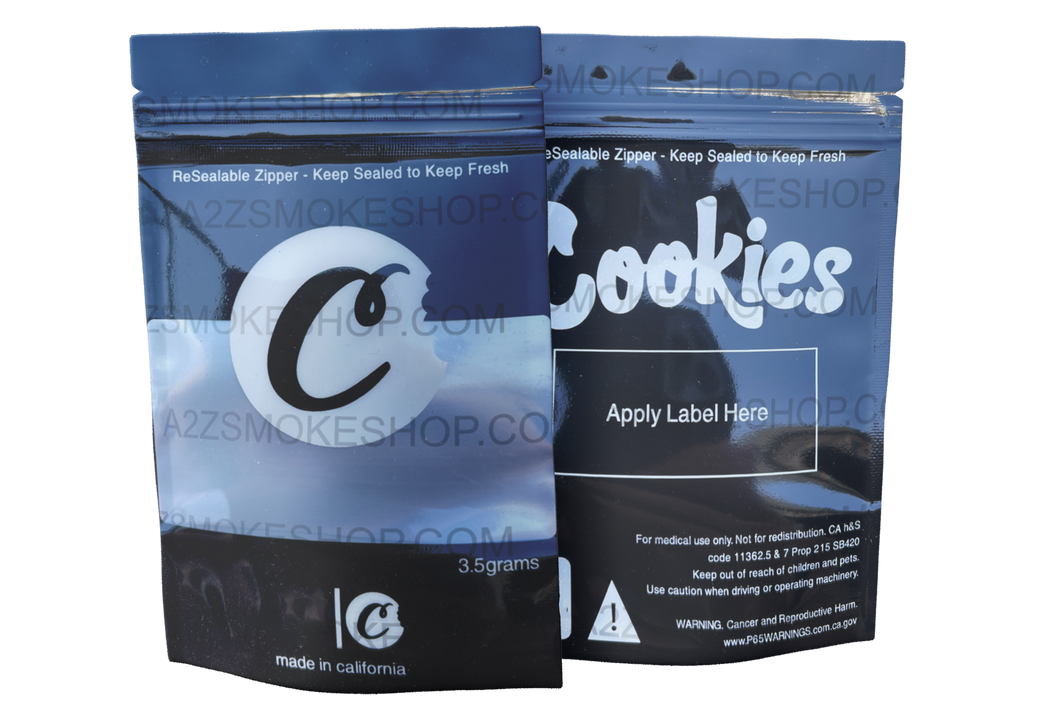 Cookies Mylar Bags 1 Gram with window Smell Proof Resealable Cookies Bags Black