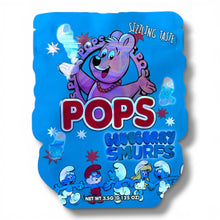 Load image into Gallery viewer, Pops Blueberry Smurfs 3.5g shape bags

