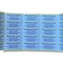 Load image into Gallery viewer, Sprinklez Torch World Rent Due 3.5G Mylar sticker Bags -With stickers and label
