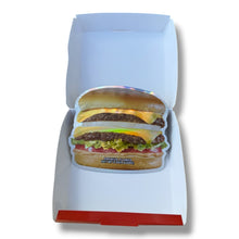 Load image into Gallery viewer, ZA-N-OUT Burger Mylar Bags with Boxes 3.5g Box Packaging
