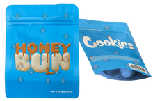 Load image into Gallery viewer, Cookies Honey Bun Mylar Bags 3.5 Grams Smell Proof Resealable Bags w/ Holographic Authenticity Stickers
