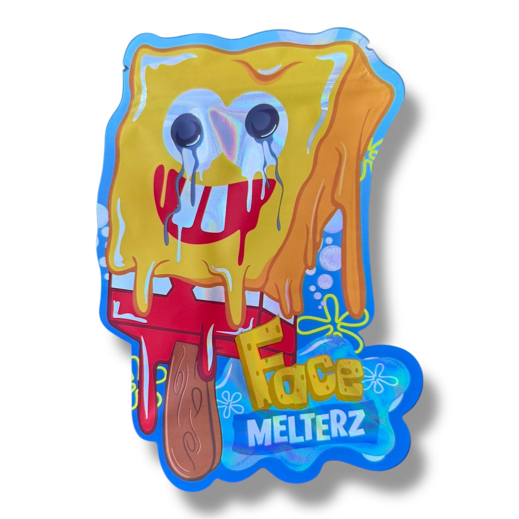 Face Melterz Mylar Bag 3.5g shape bag
