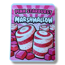 Load image into Gallery viewer, Sprinklez Pink Burst Marshmallow 3.5G Mylar sticker Bags -With stickers and label
