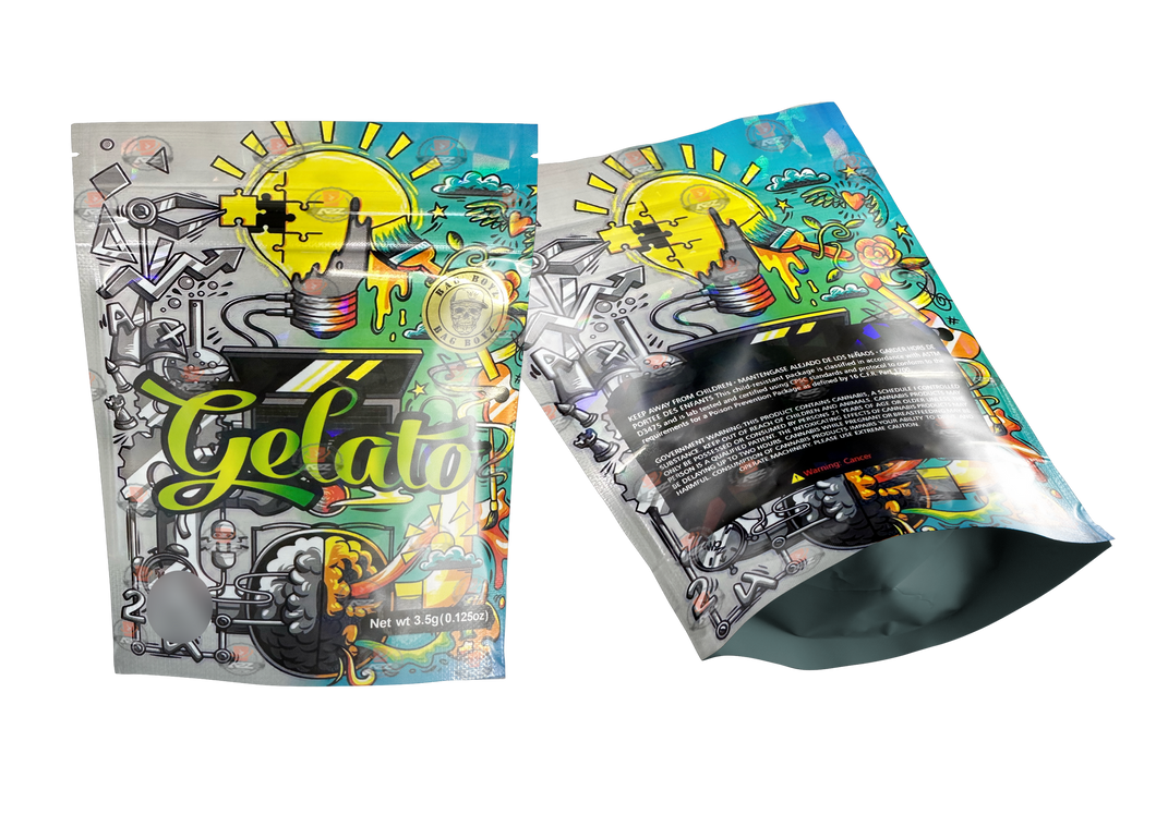 Bag Boyz Gelato Mylar bags 3.5g Packaging Only