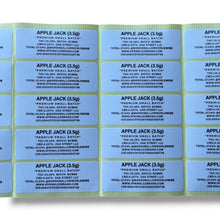 Load image into Gallery viewer, Sprinklez Apple Jack Marshmallow 3.5G Mylar sticker Bags -With stickers and label
