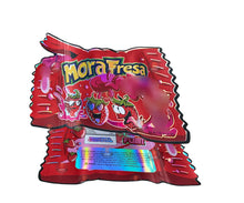 Load image into Gallery viewer, Mora Fresa Fumi Cut Out Mylar Bags 3.5g Die Cut Holographic High Volume - Black Unicorn Hub
