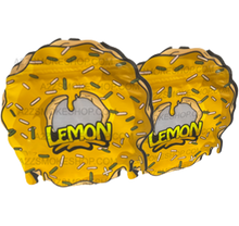 Load image into Gallery viewer, Lemon Donut cut out Mylar zip lock bag 3.5G
