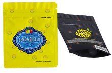 Load image into Gallery viewer, Cookies Lemonchello Mylar Bags 3.5 Grams Smell Proof Resealable Bags w/ Holographic Authenticity Stickers )
