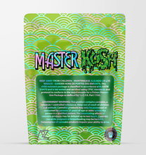 Load image into Gallery viewer, Master Kush Holographic Mylar bag 3.5g - Black Unicorn - Packaging only

